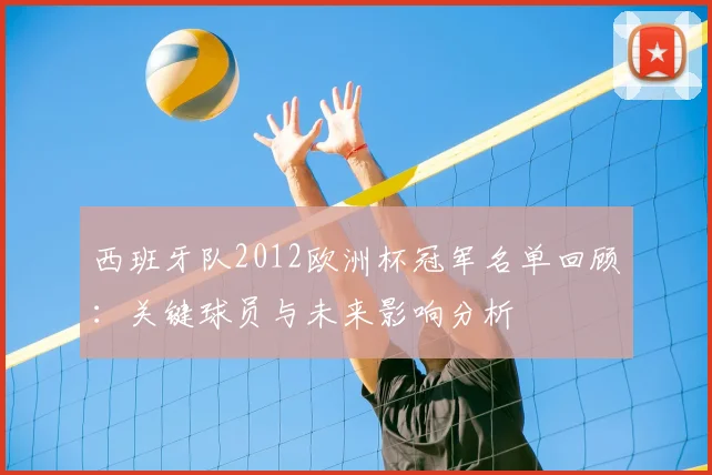 西班牙队2012欧洲杯冠军名单回顾：关键球员与未来影响分析